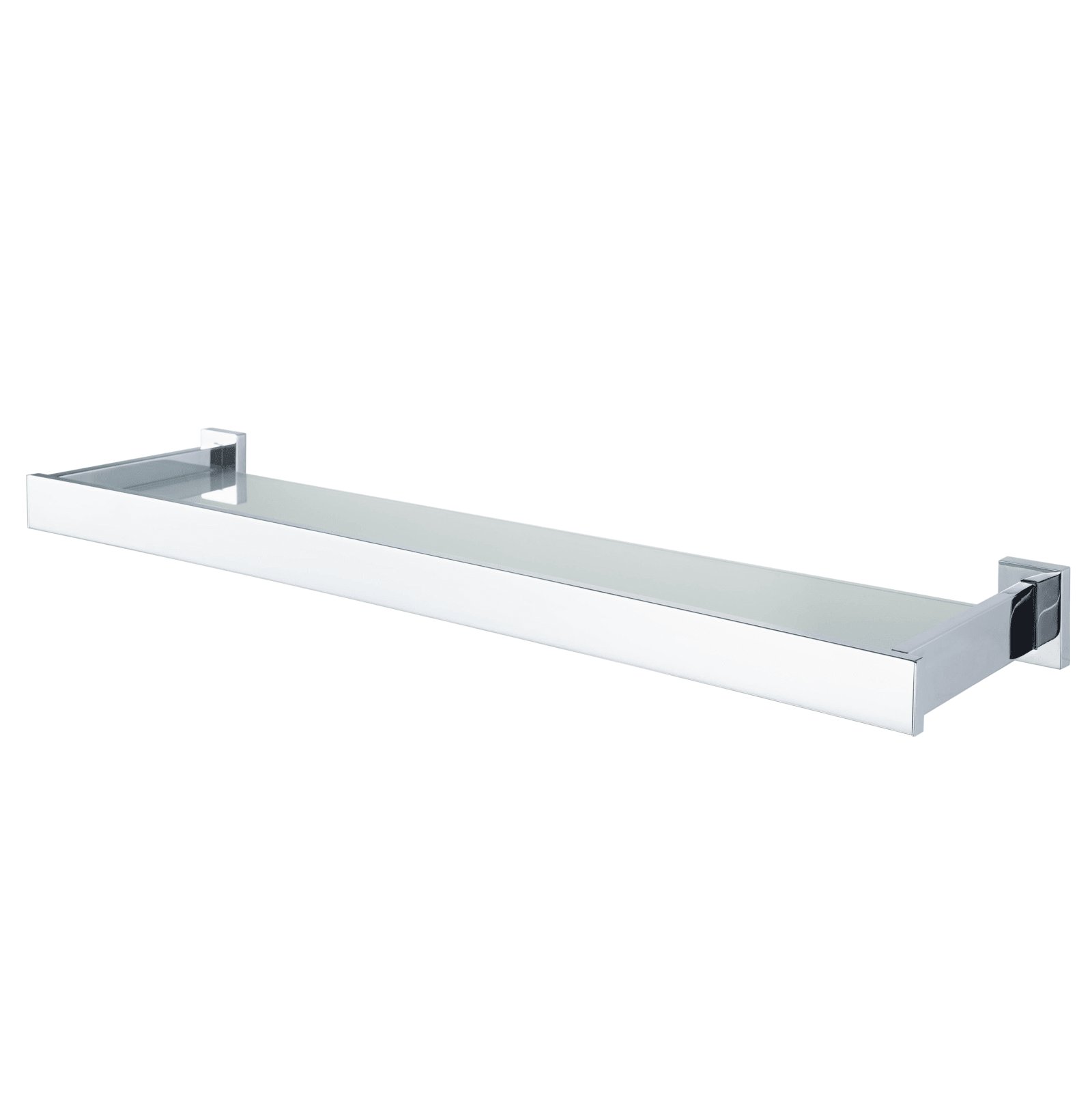 Haceka Edge planchet glas chroom 60cm