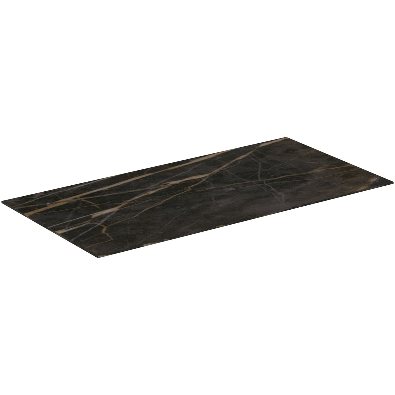 CONCA | AFDEKBLAD 1000X505X6 MM BLACK MARBLE
