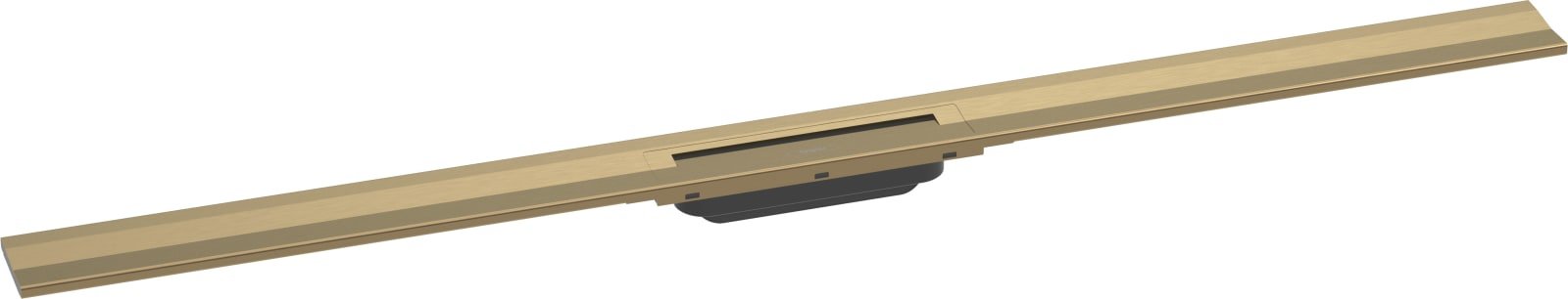 Hansgrohe RainDrain Flex rechte douchegoot 1200 inkortbaar wandmontage Brushed Bronze