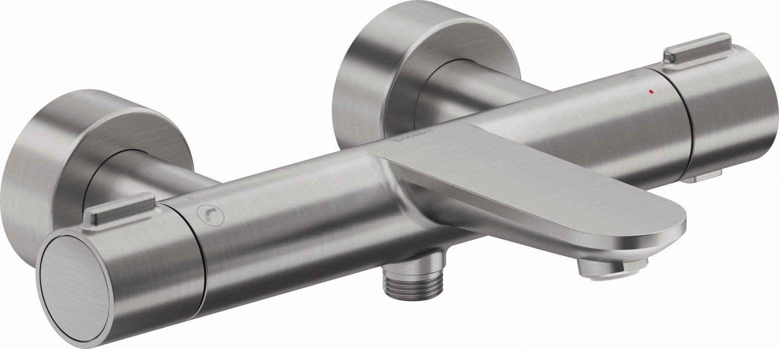 Wave Badthermostaat opbouw RVS Geborsteld