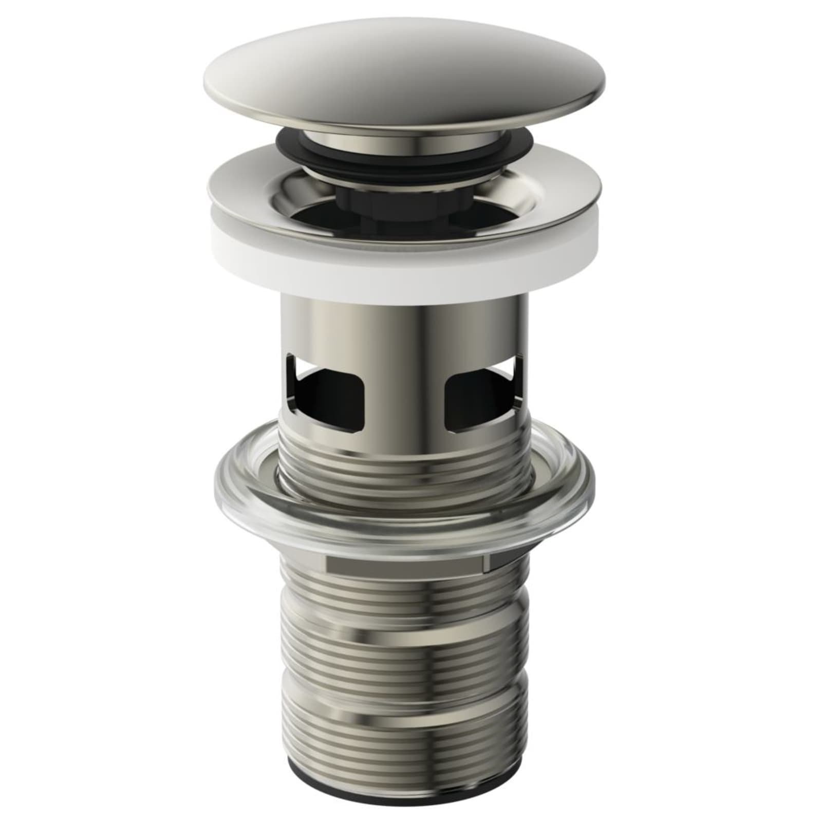 Ideal Standard Luxe Click waste slotted silver storm