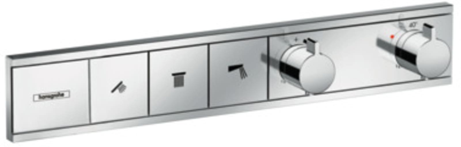 Hansgrohe, Douchethermostaat afbouwdeel, Rainselect, 3 functies, chroom