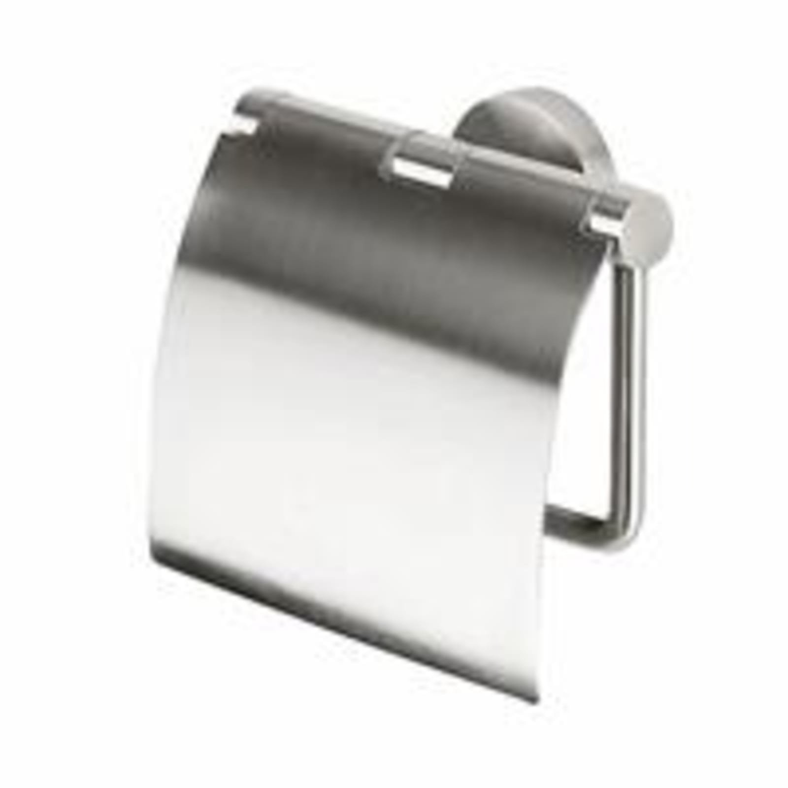 Geesa Nemox Stainless Steel closetrolhouder met klep