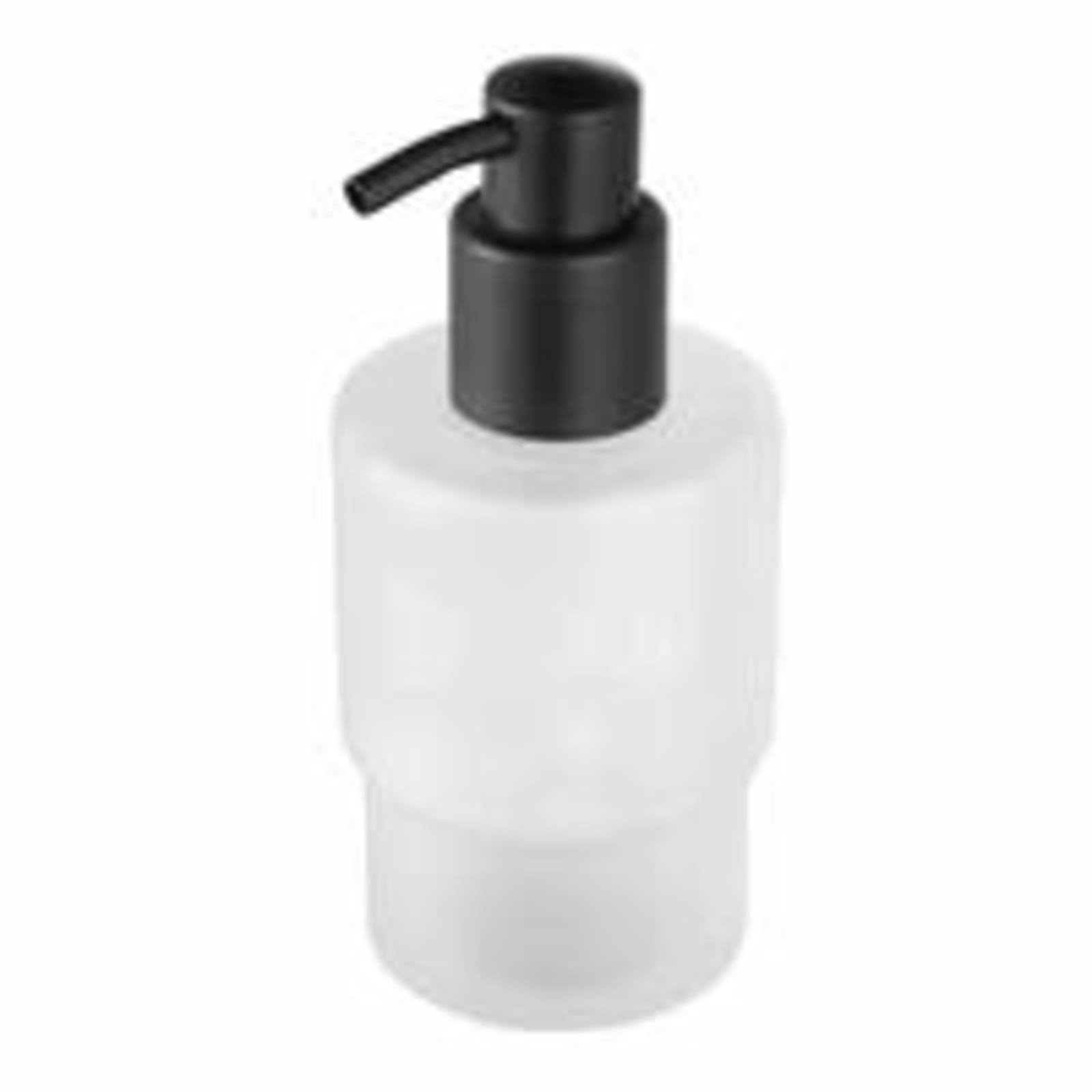 Geesa Nemox Black enkele zeepdispenser voor 916516-06, hxbxd 147x68x68mm, glanzend