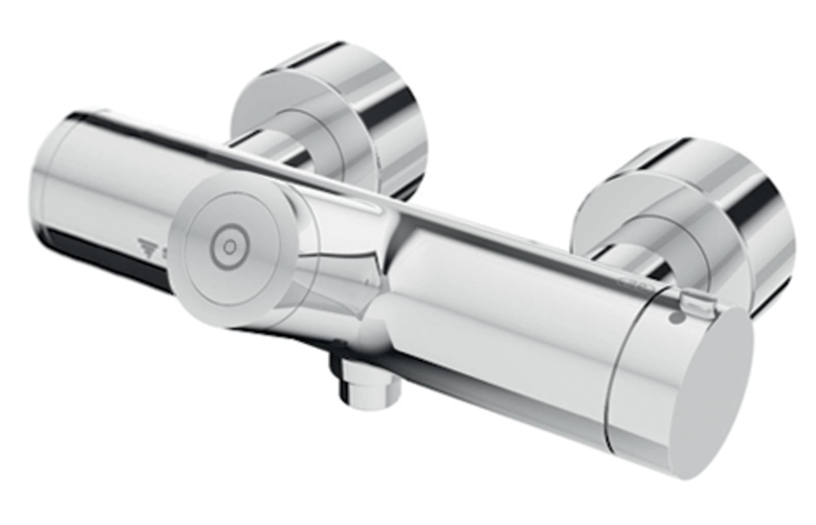 SL Douchekraan VITUS VD-C-T / u aansl. onder,therm.,CVD,SWS, chroom