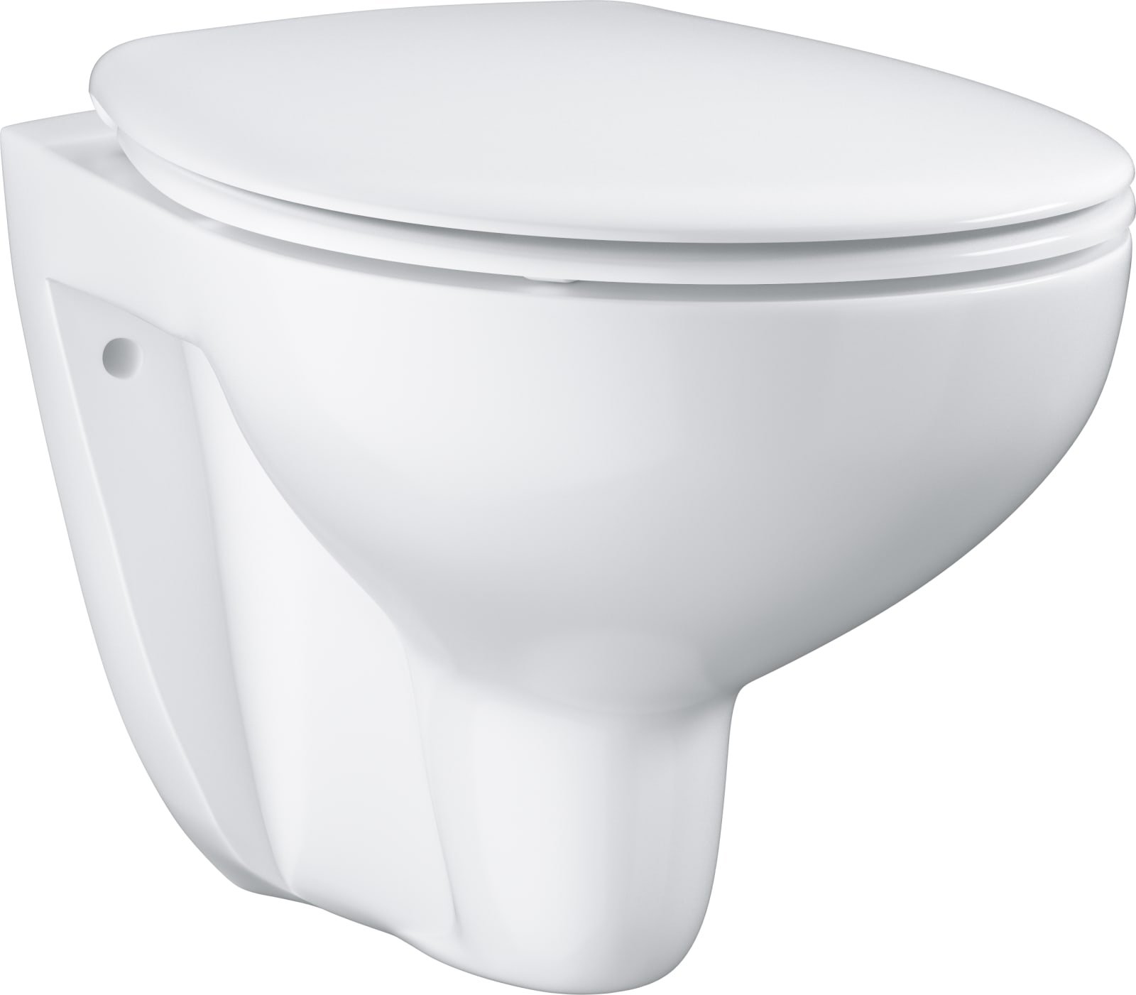 Grohe Bau wandcloset closetcombinatie, diepspoel, zonder spoelrand, PK, softclose, hxbxd 363x368x531mm, glans wit