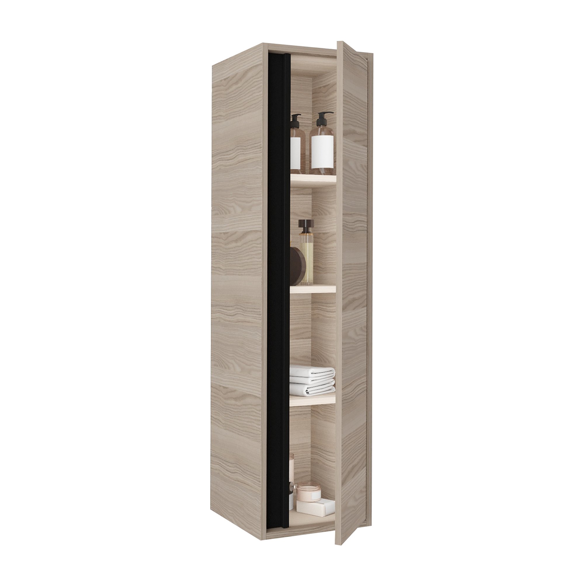 ALONI SHARP KOLOMKAST (135CM) - HAZELNOOT