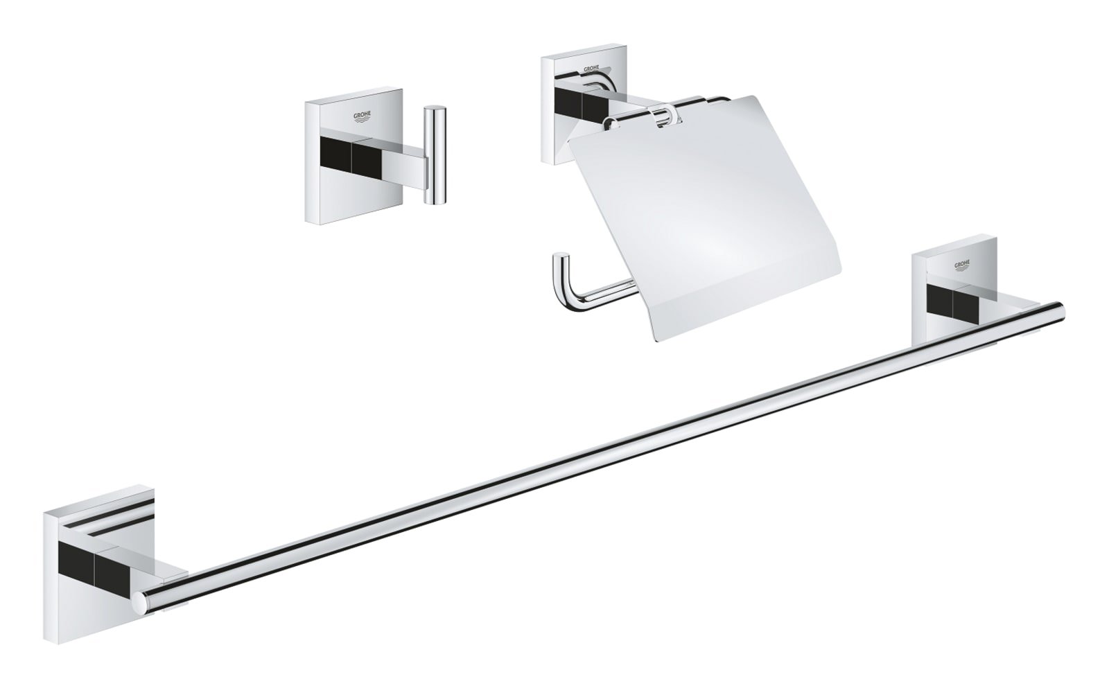Grohe Start Cube accessoire set 3-in-1, chroom
