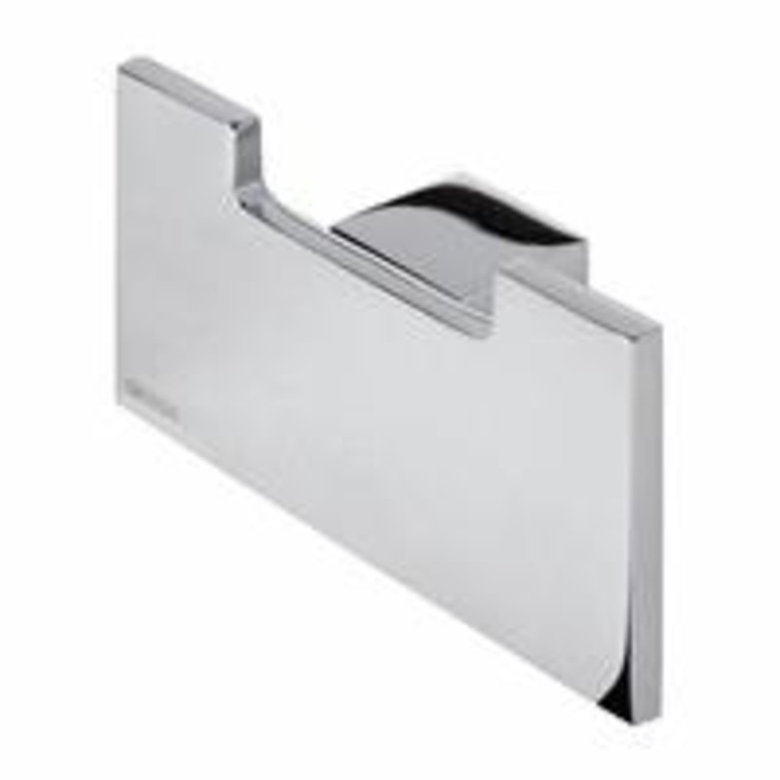 Geesa Modern Art handdoekhaak, met 2 haken, zamak, verchroomd, hxdxl 45x25x80mm, kleur chroom