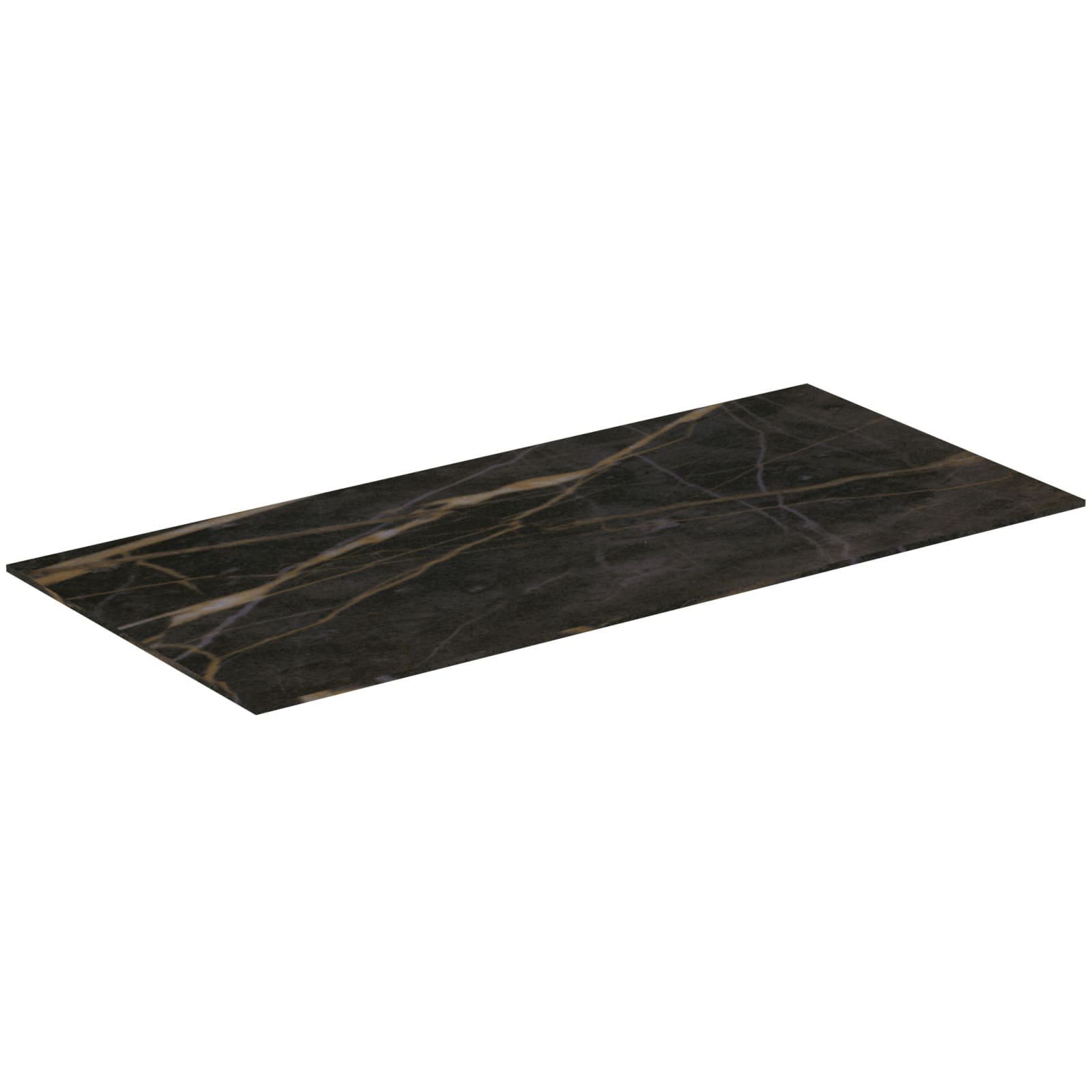 CONCA | AFDEKBLAD 800X373X6 MM BLACK MARBLE