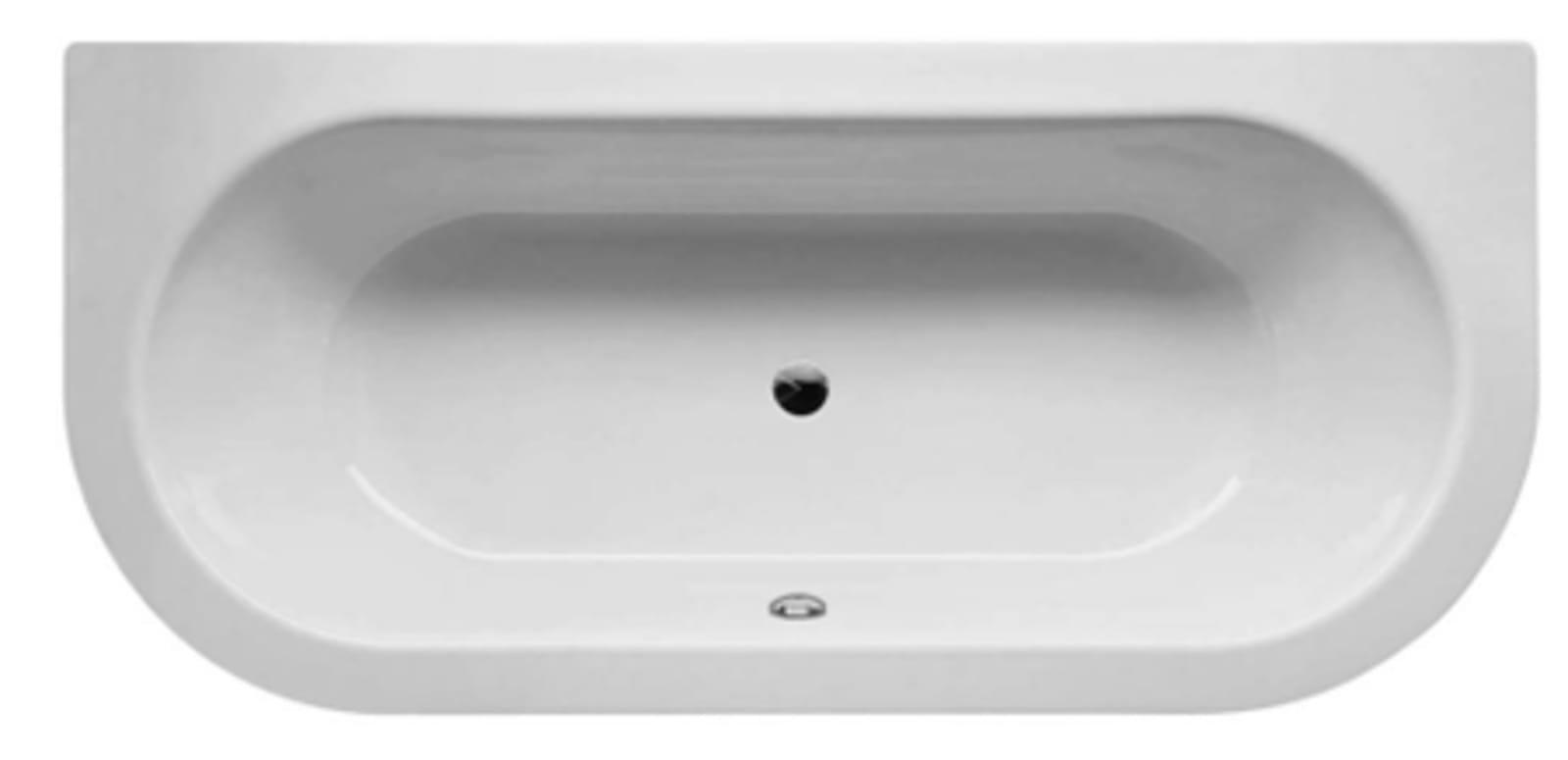 Bette BetteStarlet I, ligbad, assymetrisch, plaatstaal, 1850x850x420mm lxbxh, zonder poten, wit