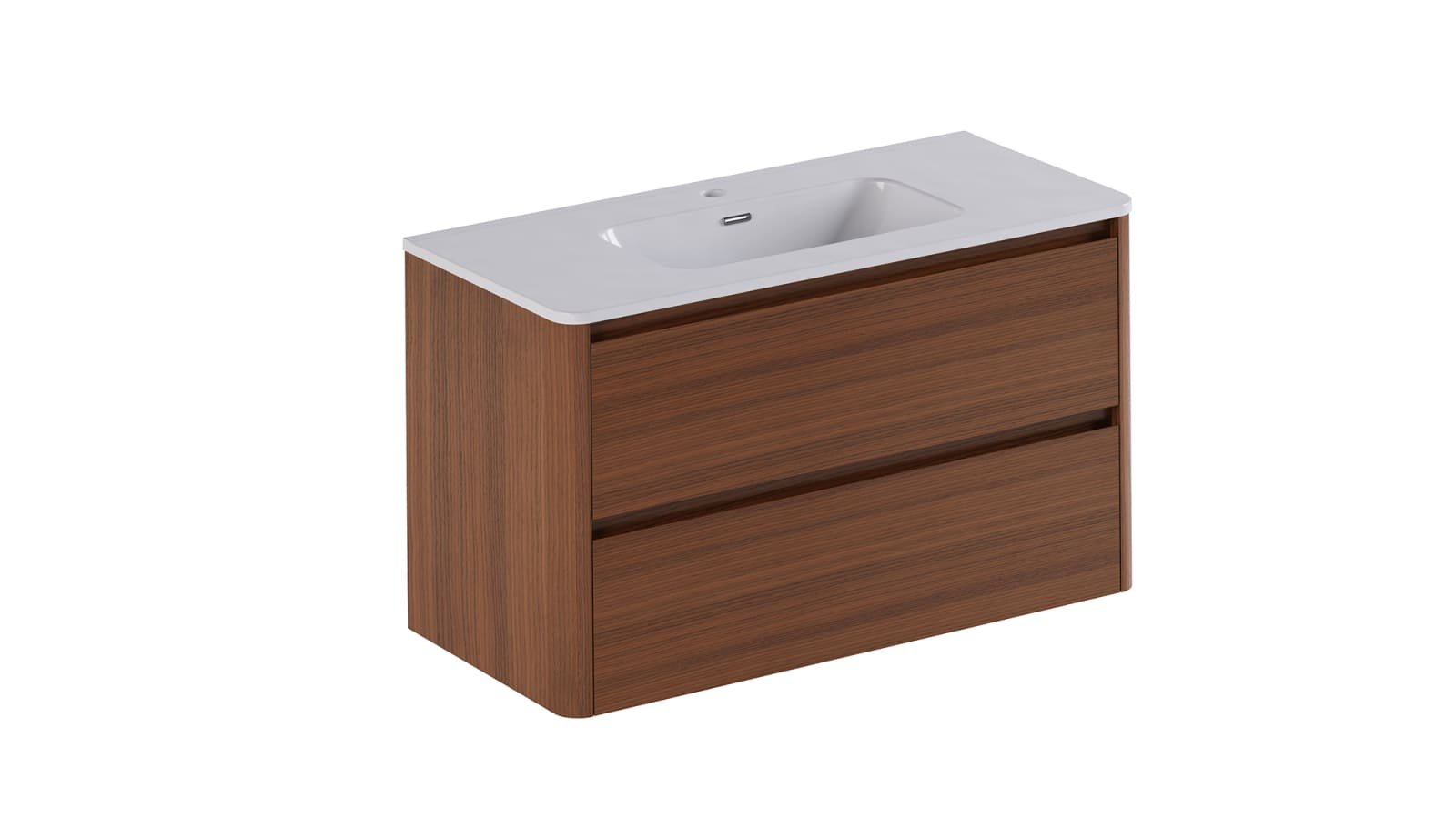 BLUE LIV ONDERBW+WSTAFEL RND 101CM D.OAK