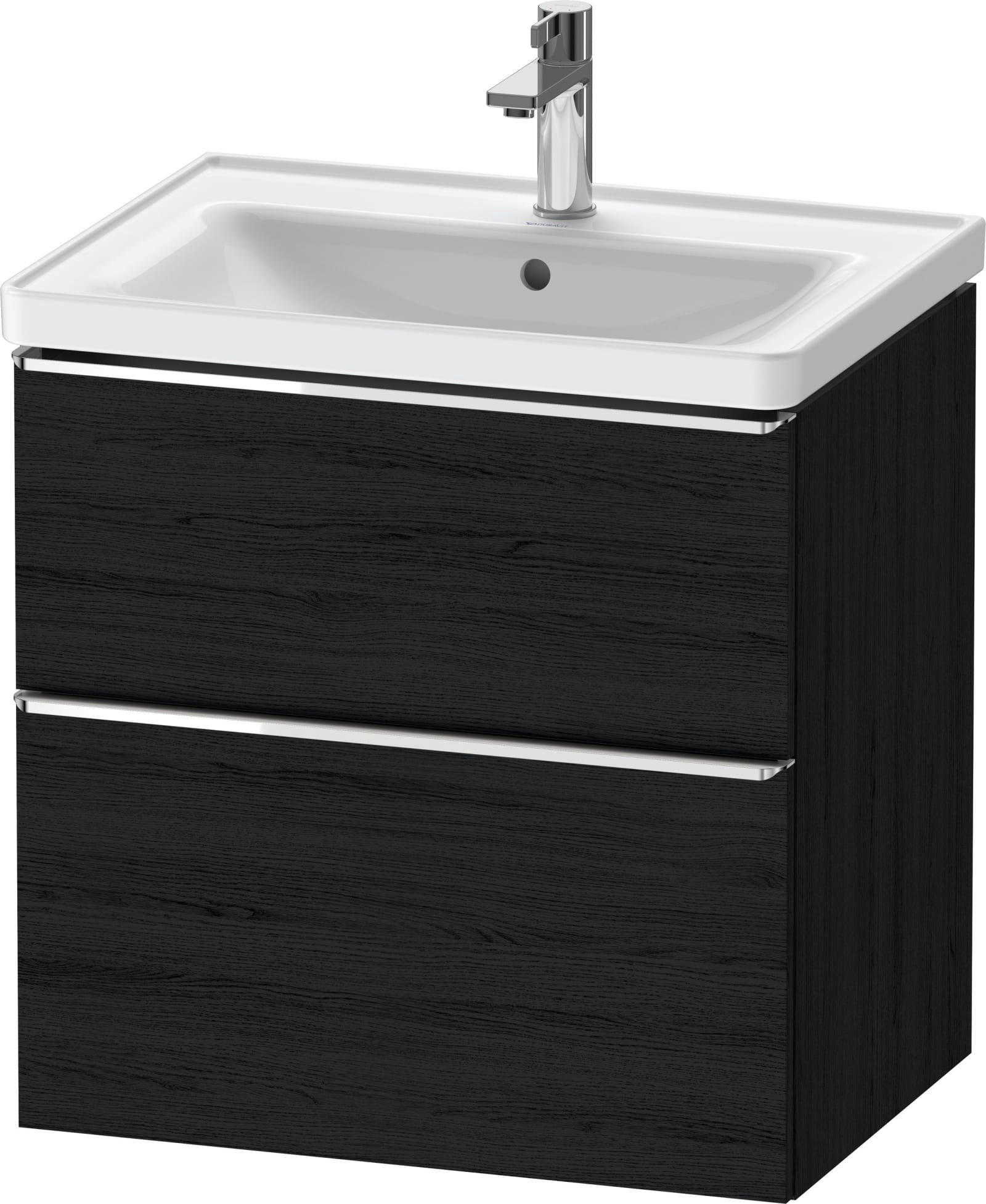 DURAVIT D-Neo Wastafelonderbouw hangend Eiken zwart Mat (1200897694)