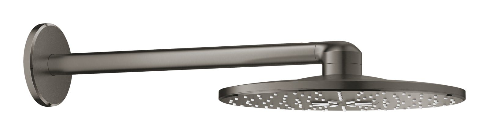 Grohe Rainshower SmartActive, hoofddoucheset Duo, rond, 310mm douchekop, 2x straalsoort, 430mm arm, hard graphite geborsteld