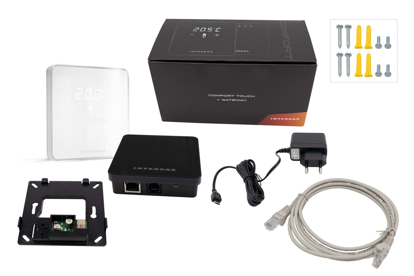 Intergas Comfort Touch thermostaat met Gateway, wit