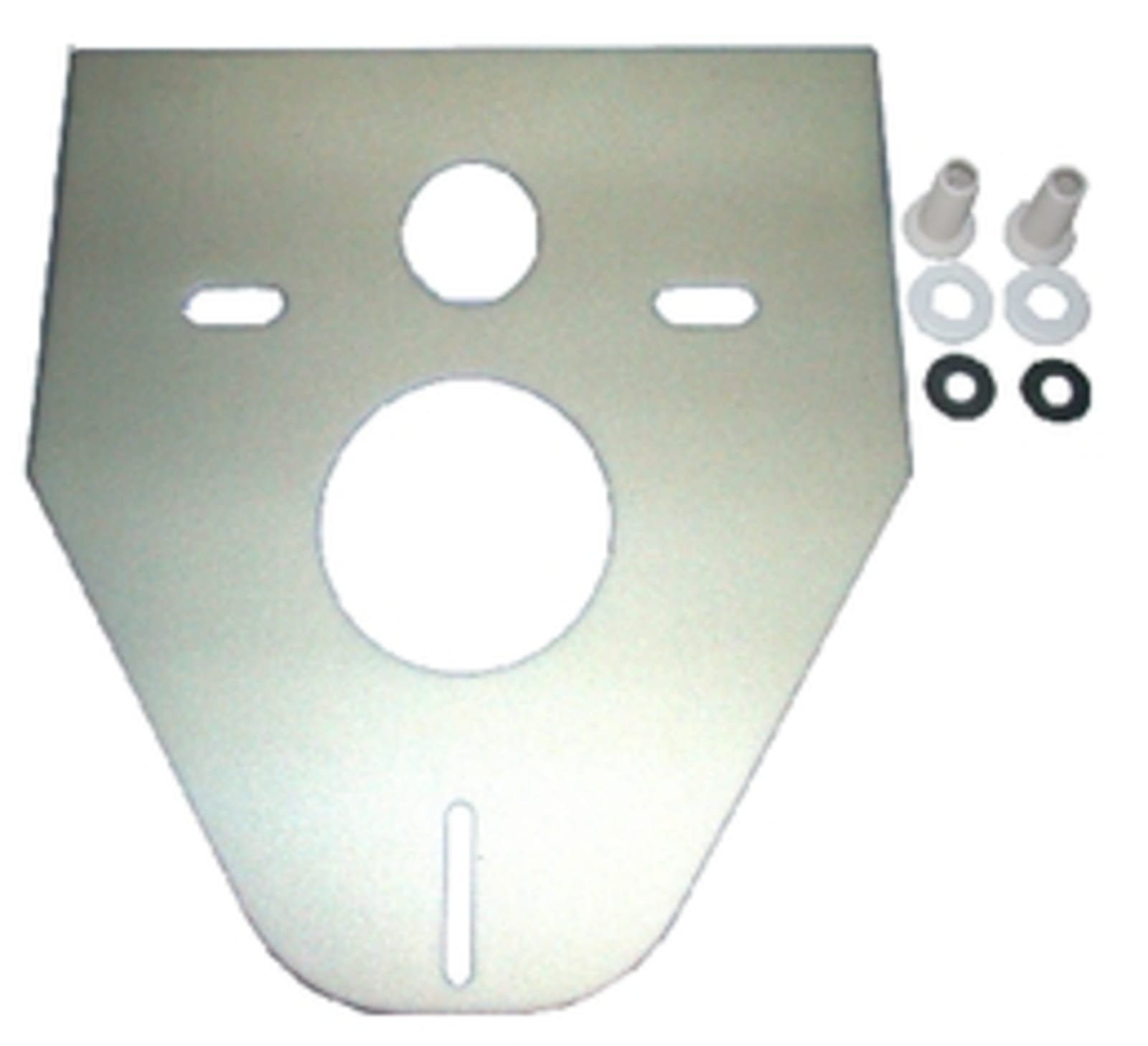 De Beer isolatieset BASIC voor Wand-WC 5 mm helder wit dik schuim met bevestigingsmateriaal