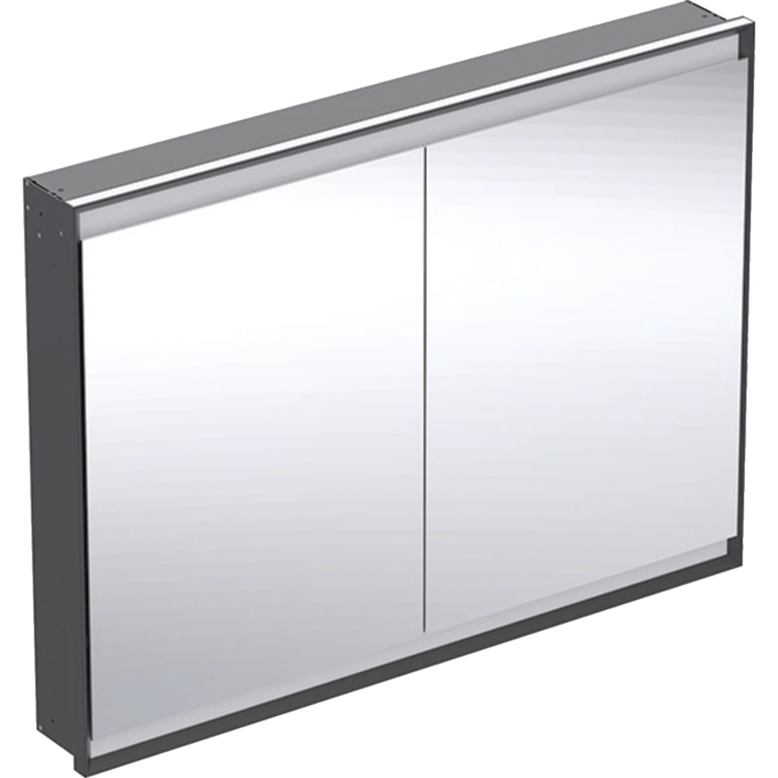 Geberit ONE spiegelkast inb. Comf.light 2 deuren 120cm matzwart