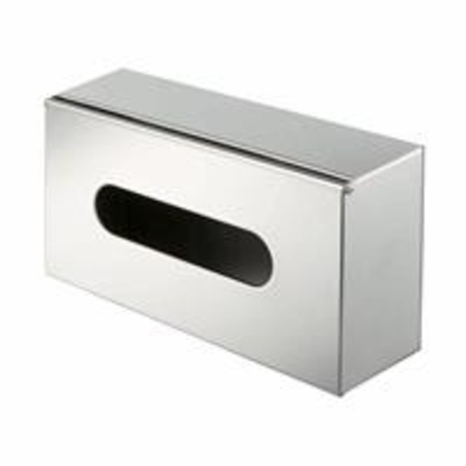 Geesa Hotel papierhouder, RVS, geschikt voor papieren handdoeken/tissues (droog), hxbxd 140x266x58mm, chroom