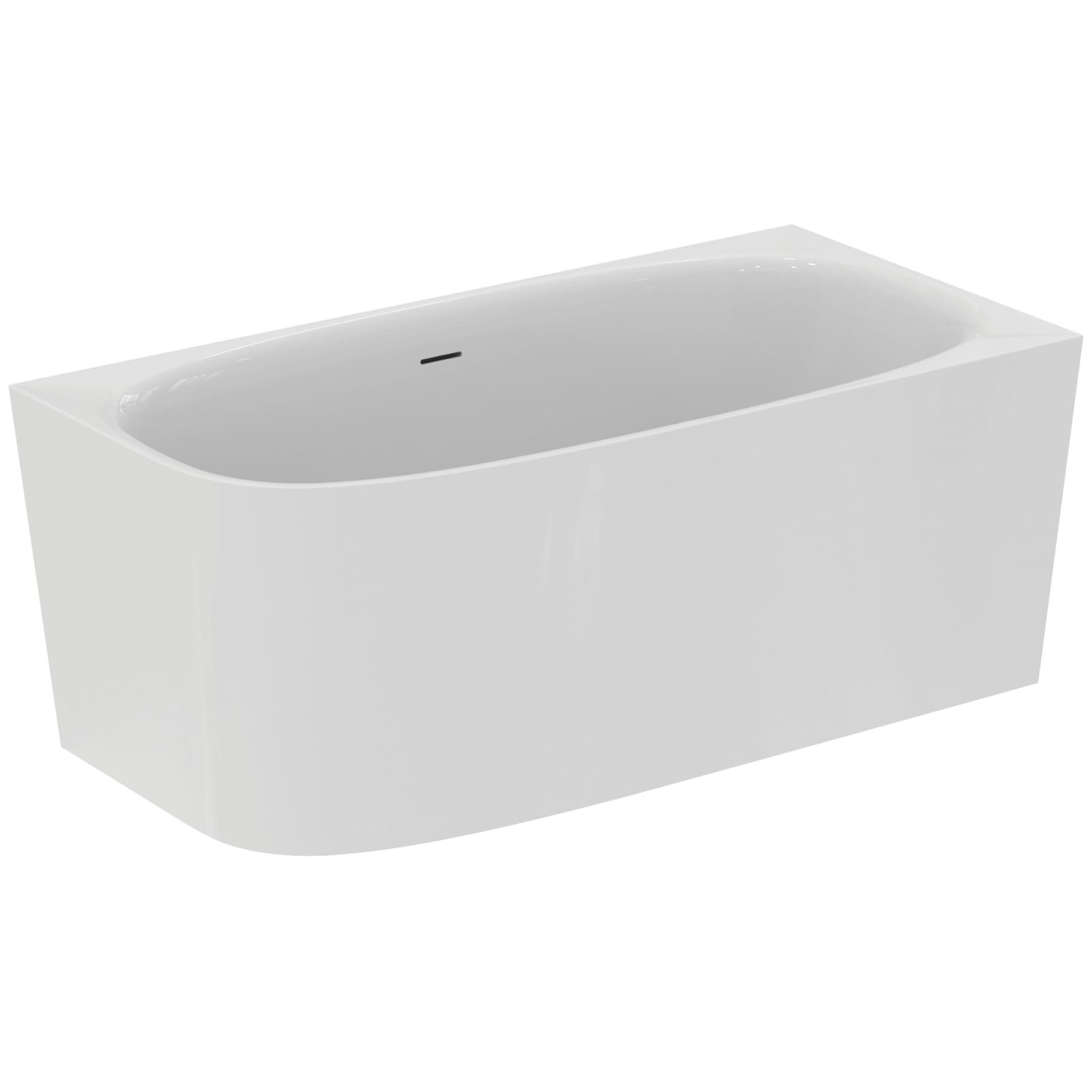 DEA | RUIMTEBESPAREND BAD 1500X750X610 MM RECHTS GLANZEND WIT
