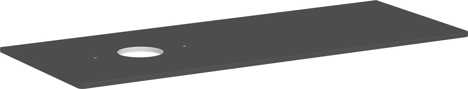 Hansgrohe Xelu Q console 1360/550 met uitsparing links waskom zonder kraangat (1200771220)