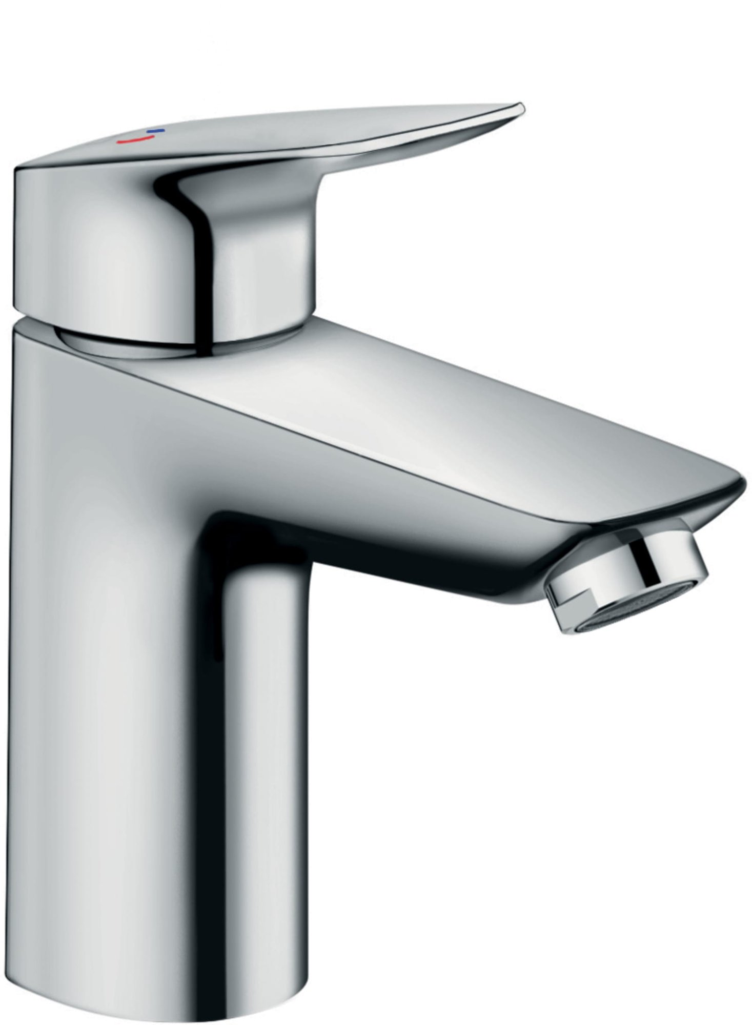 Hansgrohe Logis 100 CoolStart ééngreeps wastafelmengkraan zonder waste chroom