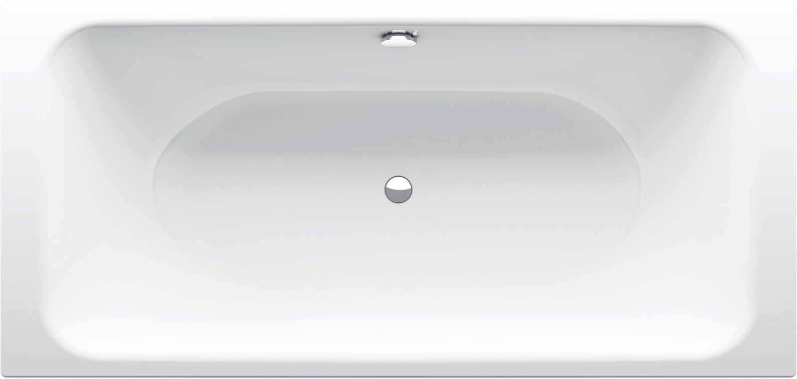 Bette BettePurista, Ligbad inbouw, rechthoekig, 52mm afvoer, 1900 x 900 x 450mm (LxBxH), wit