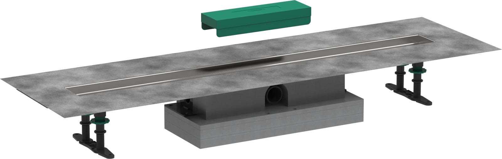 Hansgrohe uBox universal compl.set vlakke installatie - 900 te betegelen