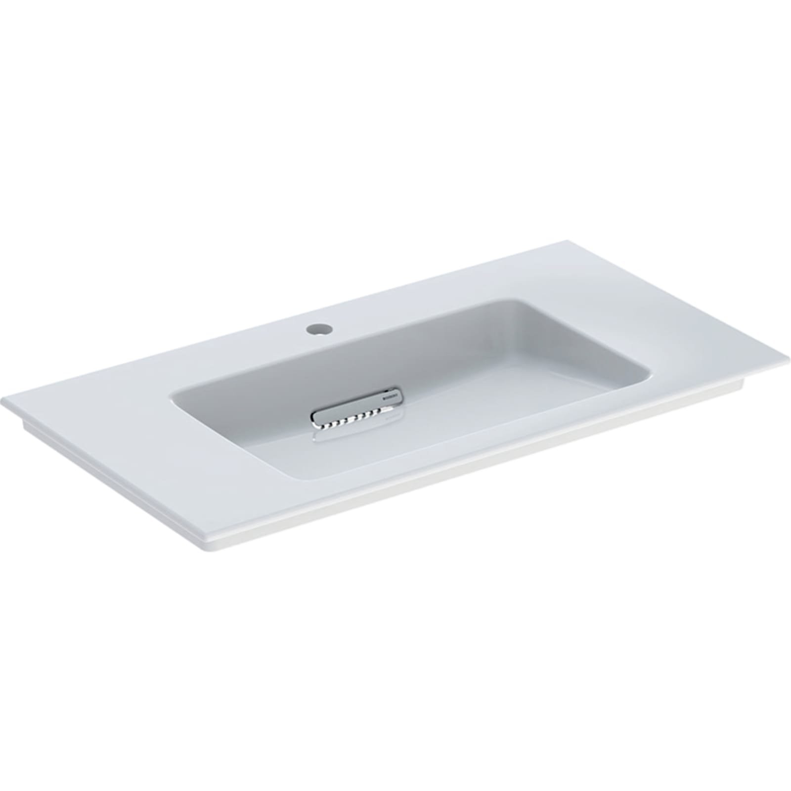 Geberit One meubelwastafel afvoer horizontaal 90x48cm met kraangat KeraT ect