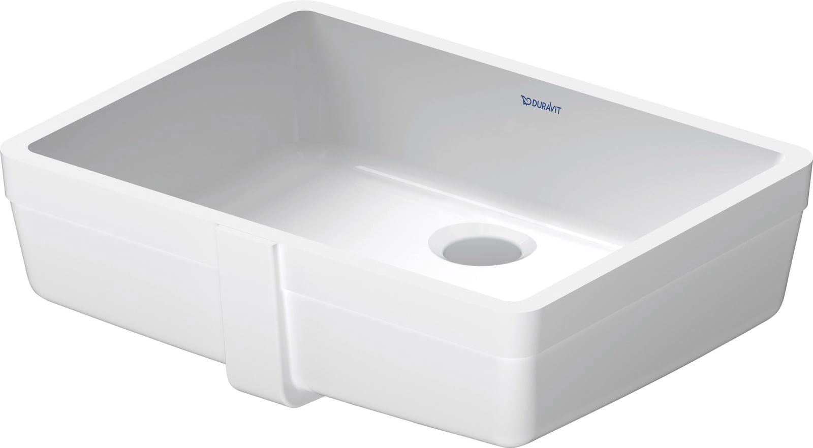 Duravit Vero Inbouwwastafel 465 mm Wit Hoogglans, aantal kraangaten per wasplaats: 0, overloop – 0330430000
