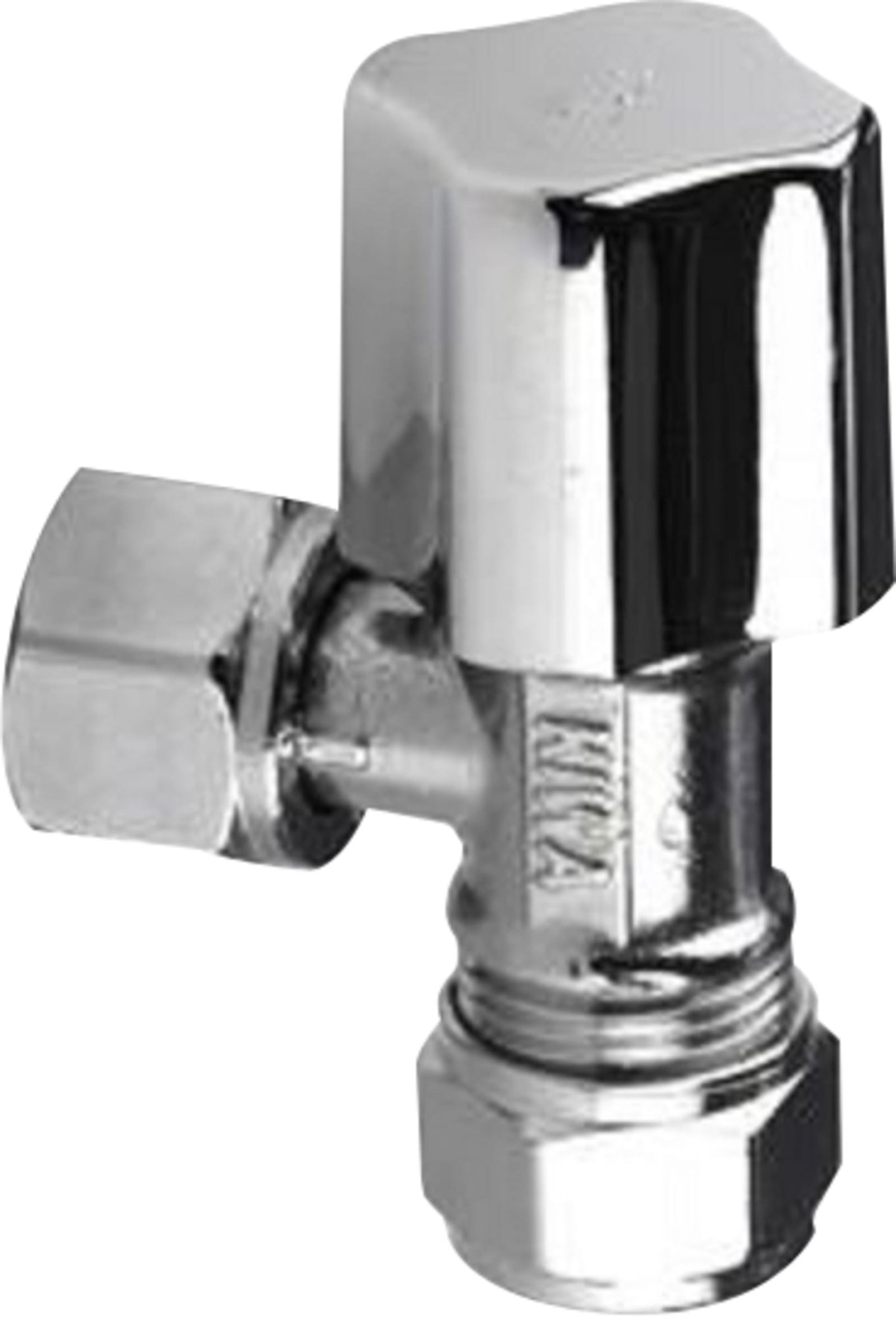Solar hoekstopkraan 3/8" x12mm knel chroom