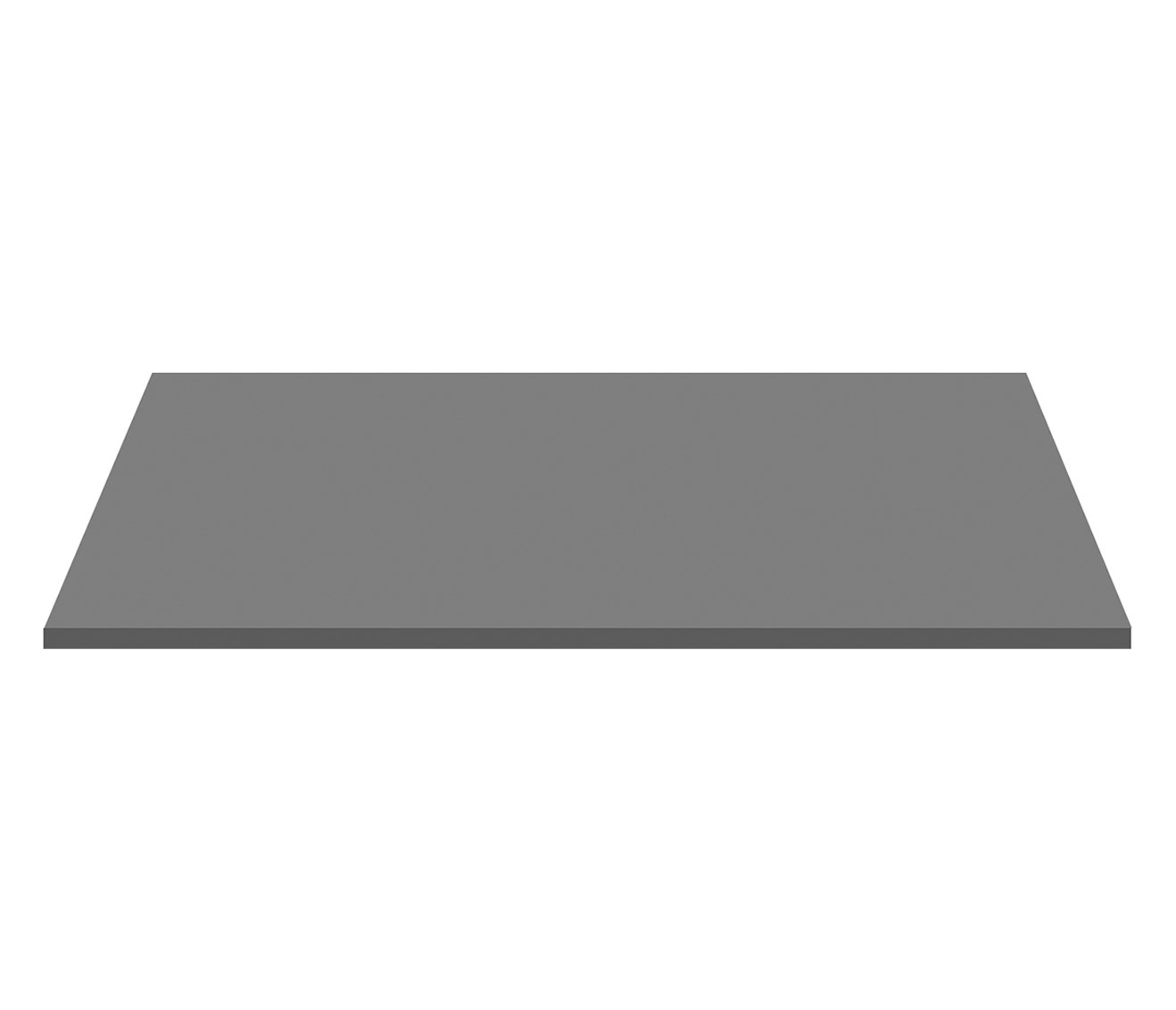 ALONI WASTAFELTABLET MDF (152.4X45.5X2.6 CM) - MAT GRIJS