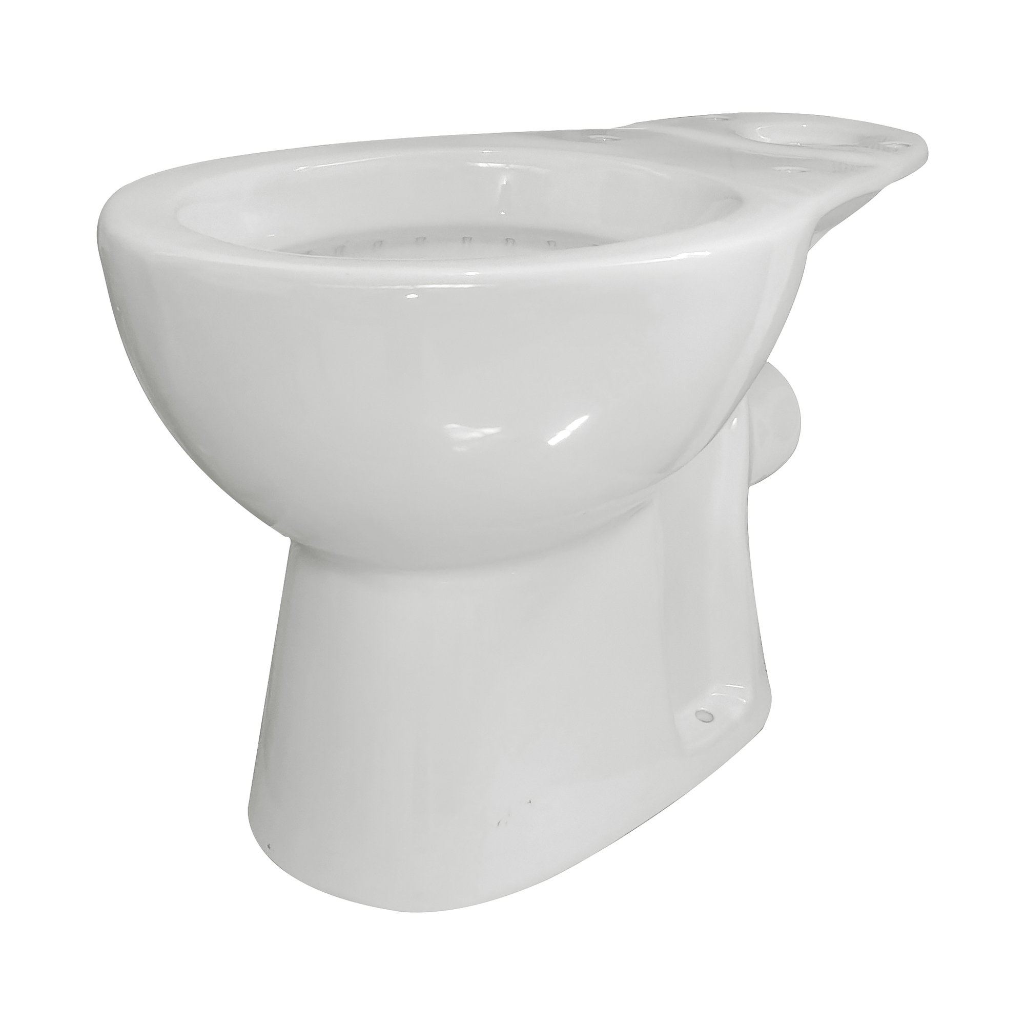ALONI ECO STAAND TOILET - ONDERPOT- P-TRAP - MUURUITLAAT - GLANZEND WIT