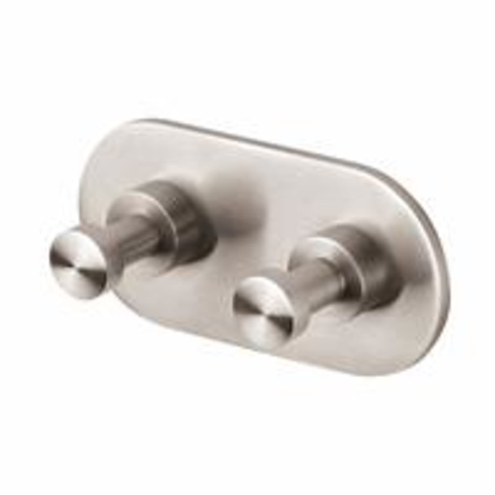 Geesa Nemox Stainless Steel handdoekhaak, met 2 haken, rvs, hxdxl 48x34x98mm, kleur rvs