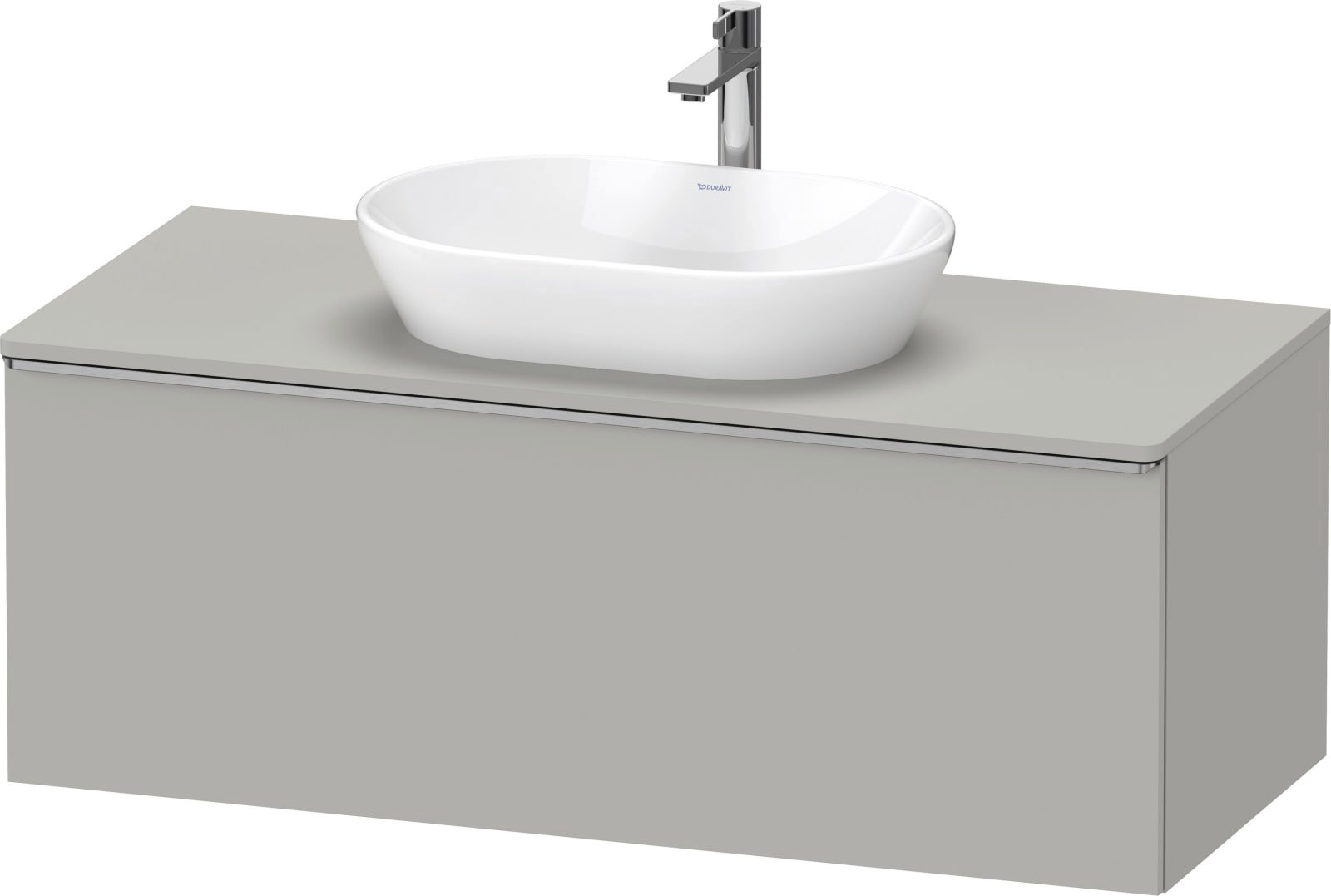 D-Neo Console wastafelonderbouw hangend Betongrijs Mat (1200897433)