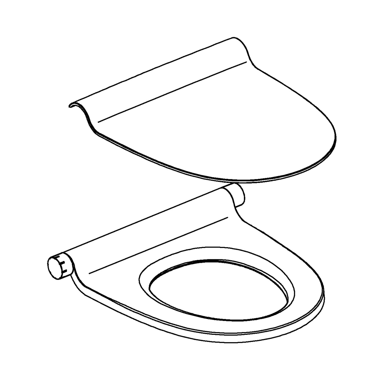 Grohe onderdelen sanitaire kranen, wc-Bril en deksel