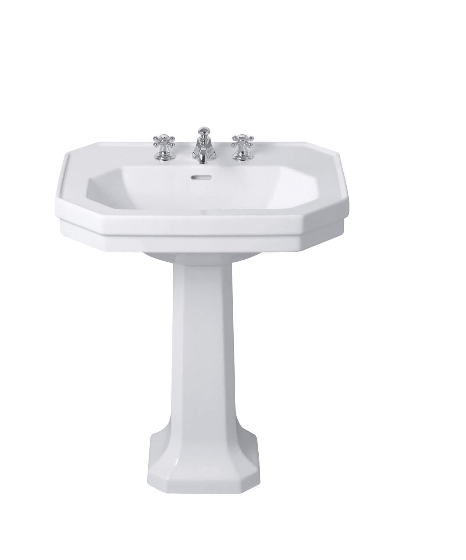 Duravit Serie 1930 Wastafel 700 mm Wit Hoogglans, kraanvlak, aantal kraangaten per wasplaats: 1, overloop – 0438700000