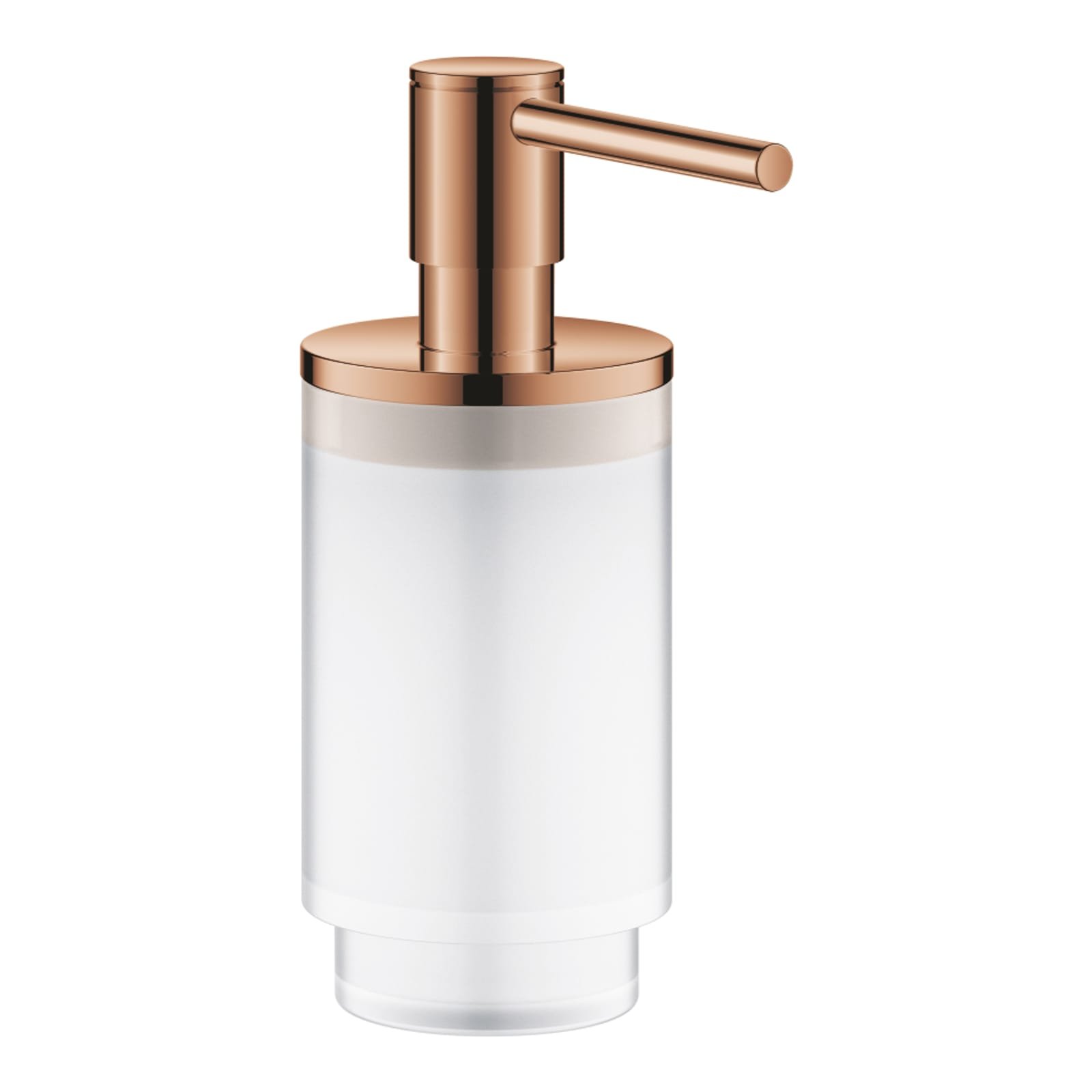 Grohe Selection, Zeepdispenser, 120ml vulhoeveelheid, glas/metaal, warm sunset (past in houder 41 027)