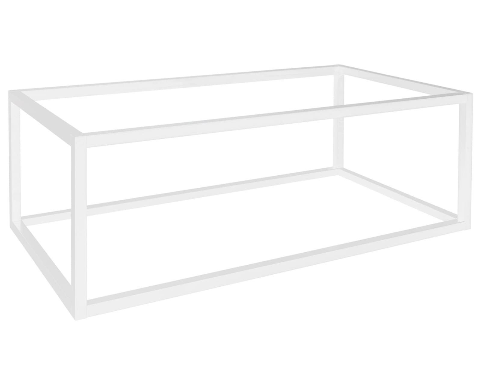 Detremmerie, Open frame, No Limit, 1200 x 200 x 450mm (BxHxD), wit aluminium