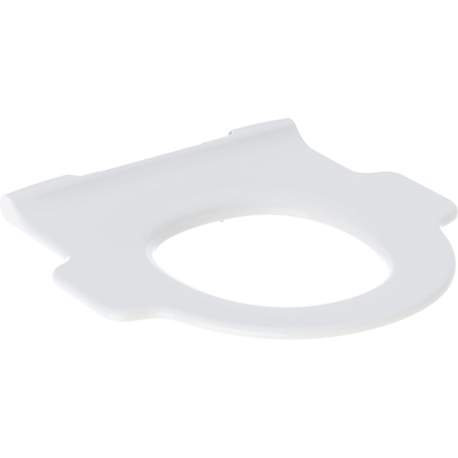 Geberit Bambini wc-zitring met steungrepen Top-fix Wit
