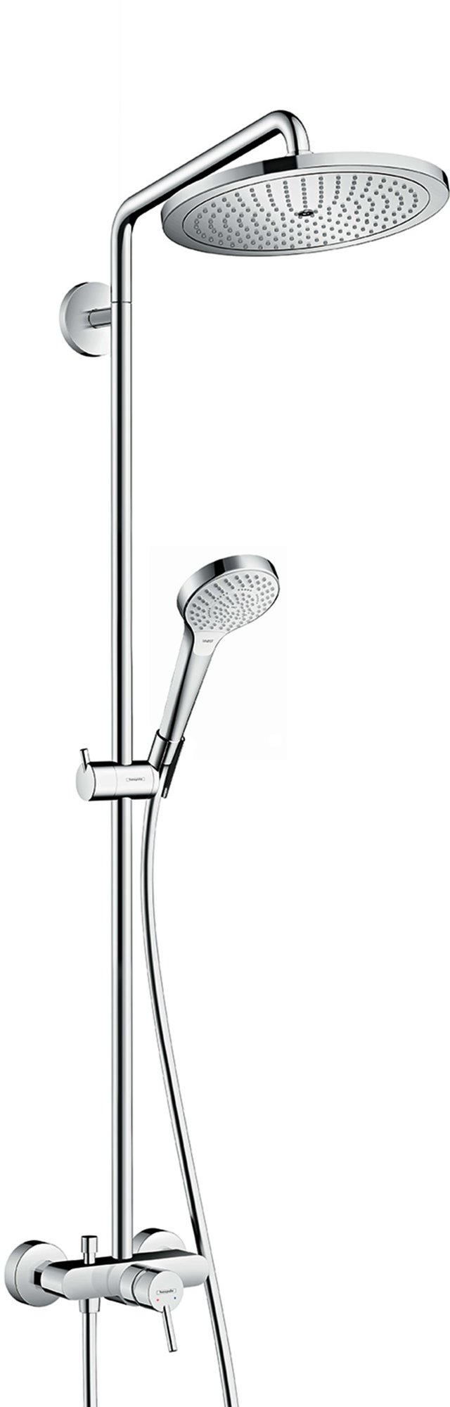 Hansgrohe Croma Select S 280 showerpipe eengreep mengkraan
