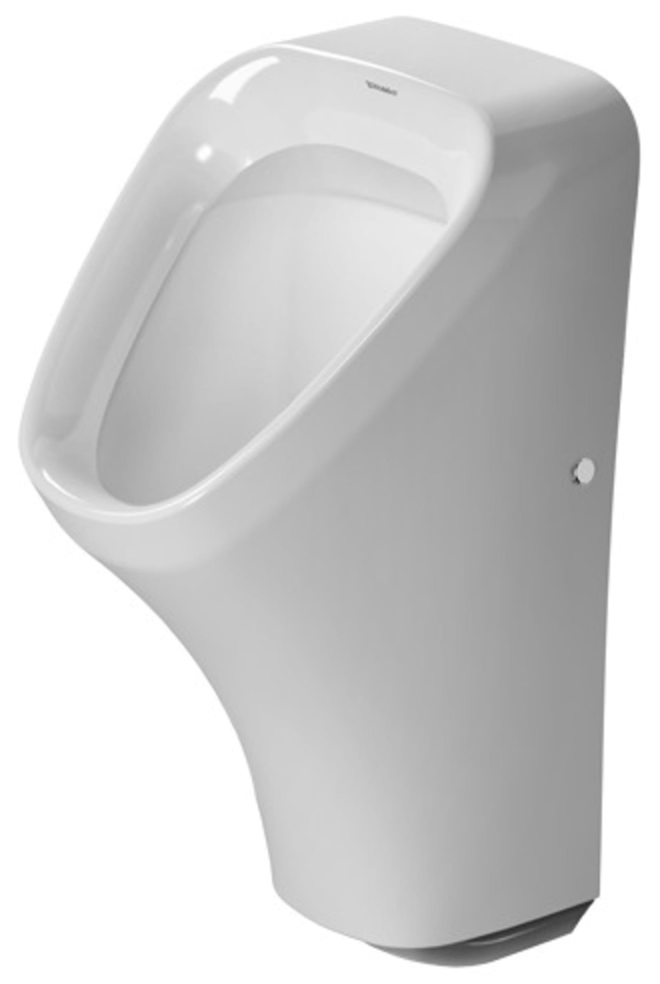 Duravit urinoir zonder vlieg elektronisch urinoir met netwerkvoeding sifonerend afvoer horiz incl complete sturing+bevestiging wit