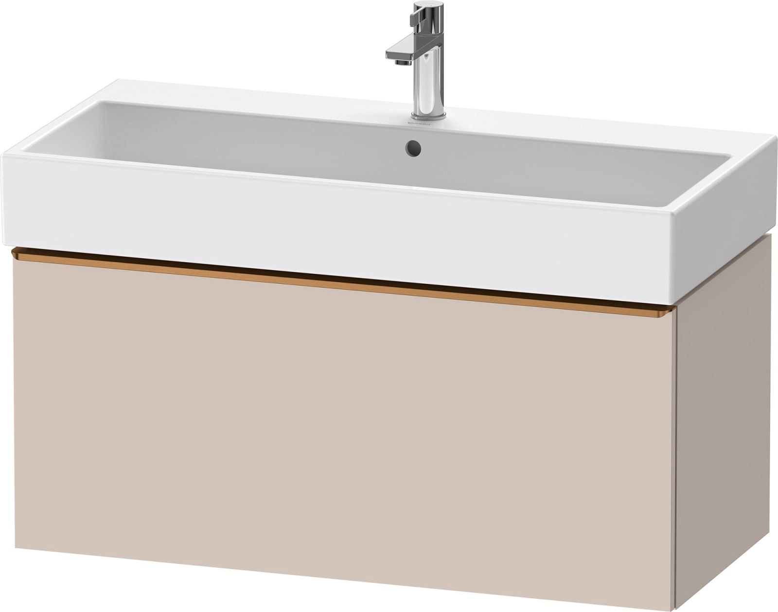 DURAVIT D-Neo Wastafelonderbouw hangend Taupe Mat (1200895765)
