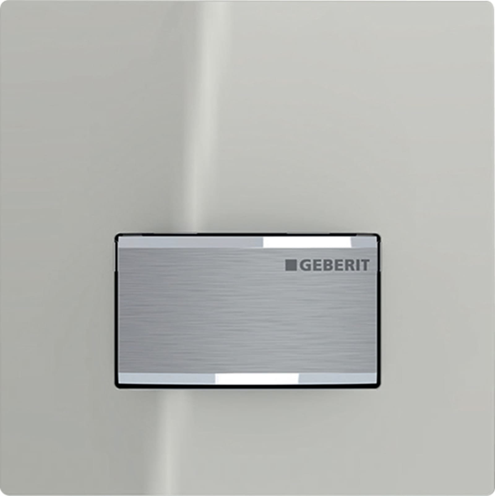 GEBERIT TYPE 50 UR STURING,PNEUM.,SQUARE,GLAS ZANDGRIJS