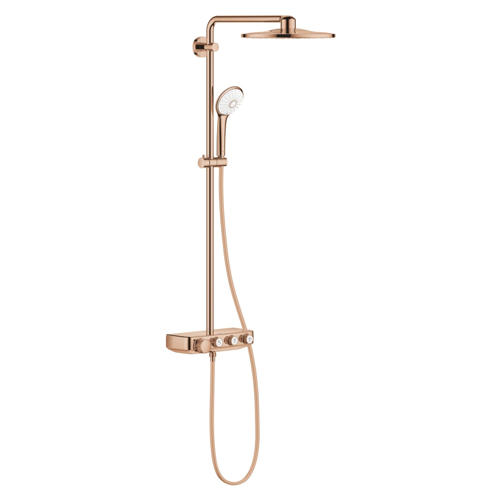 Grohe Euphoria SmartControl systeem, Douchesysteem, Duo, rond, thermostaat, 310mm hoofddouche, 450mm arm, warm sunset