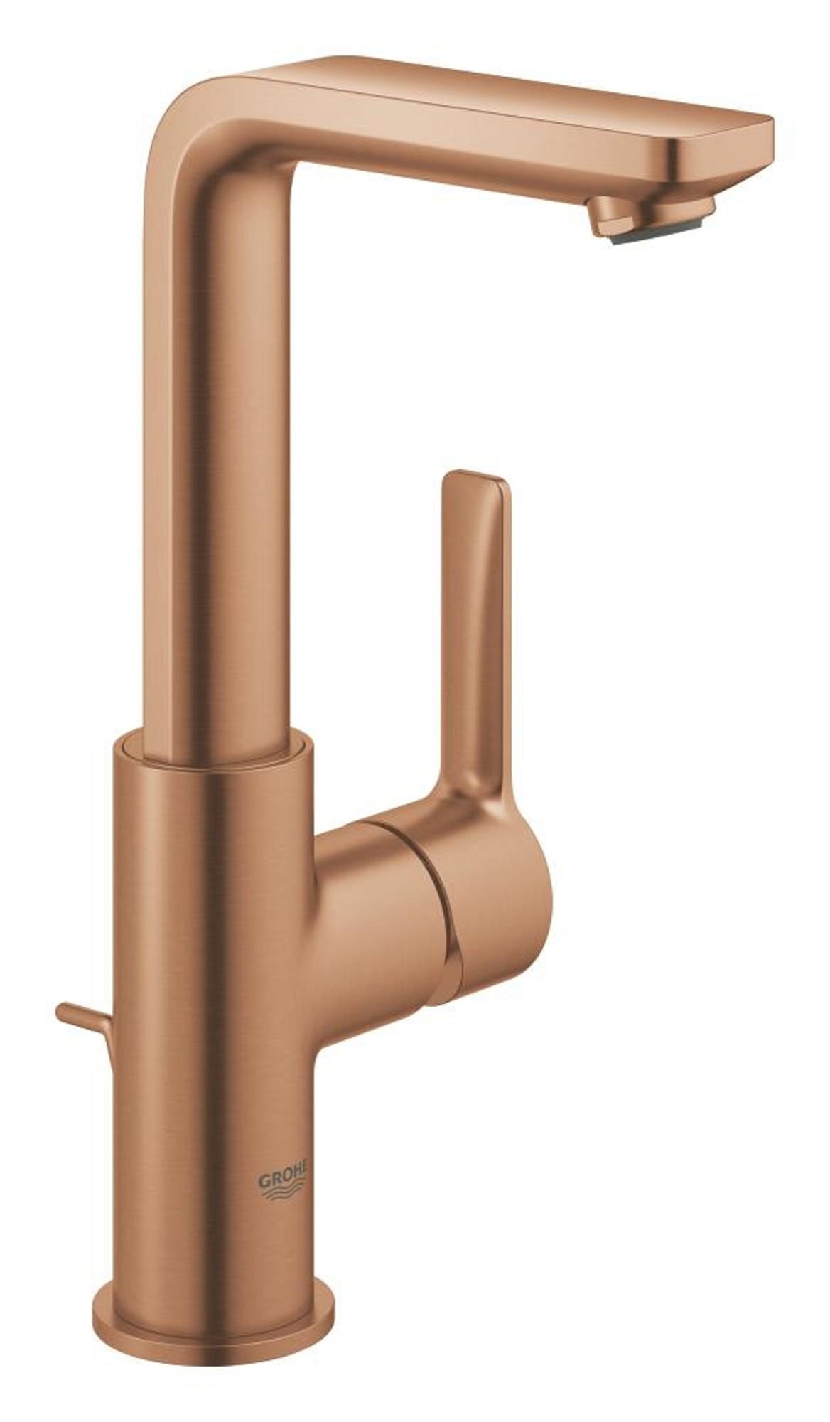Grohe Lineare New L-Size Wastafelmengkraan M/Waste, Warm Sunset Geborsteld