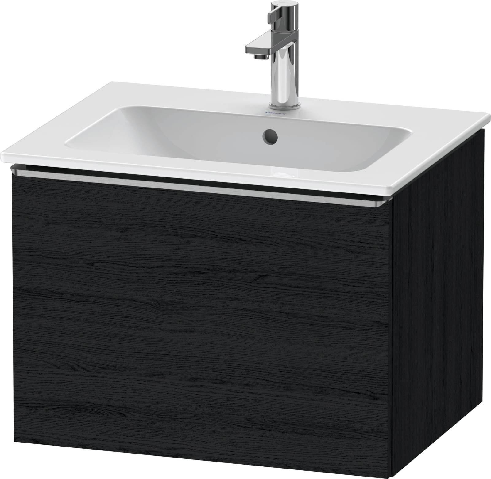 DURAVIT D-Neo Wastafelonderbouw hangend Eiken zwart Mat (1200896262)
