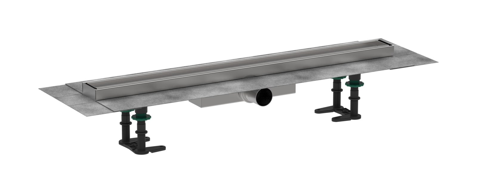 Hansgrohe RainDrain Compact compl.set douchegoot 700 betegelbaar vlakke installatie