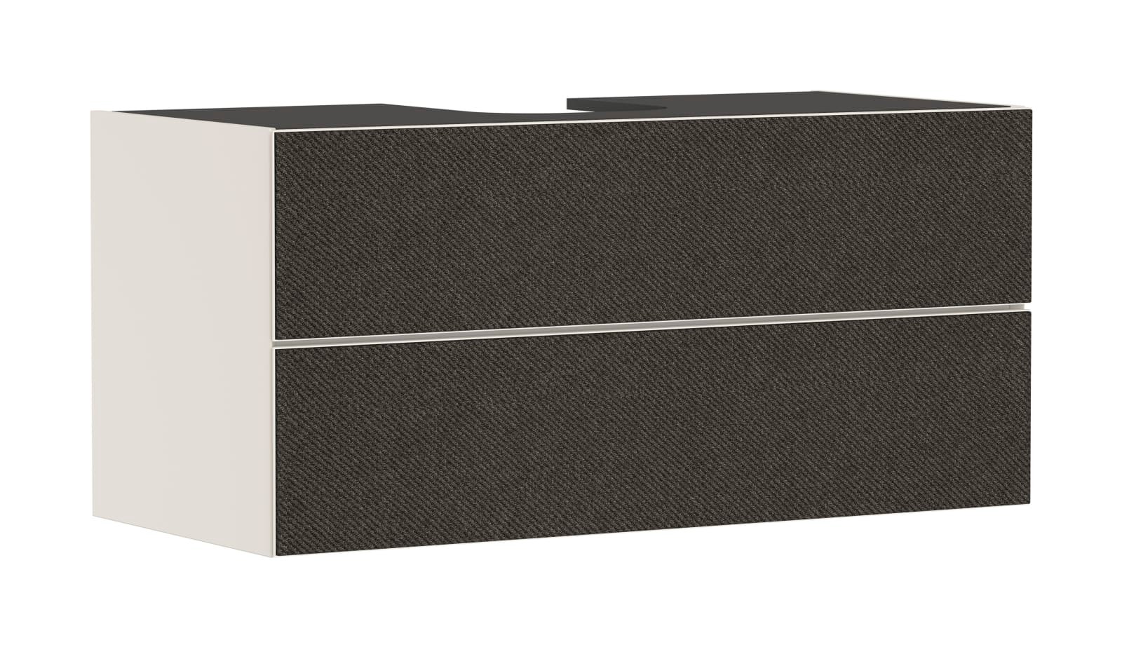 Hansgrohe Xevolos E meubel SMB 1180/550 2 la cons inb wastafel gesl, front TDG