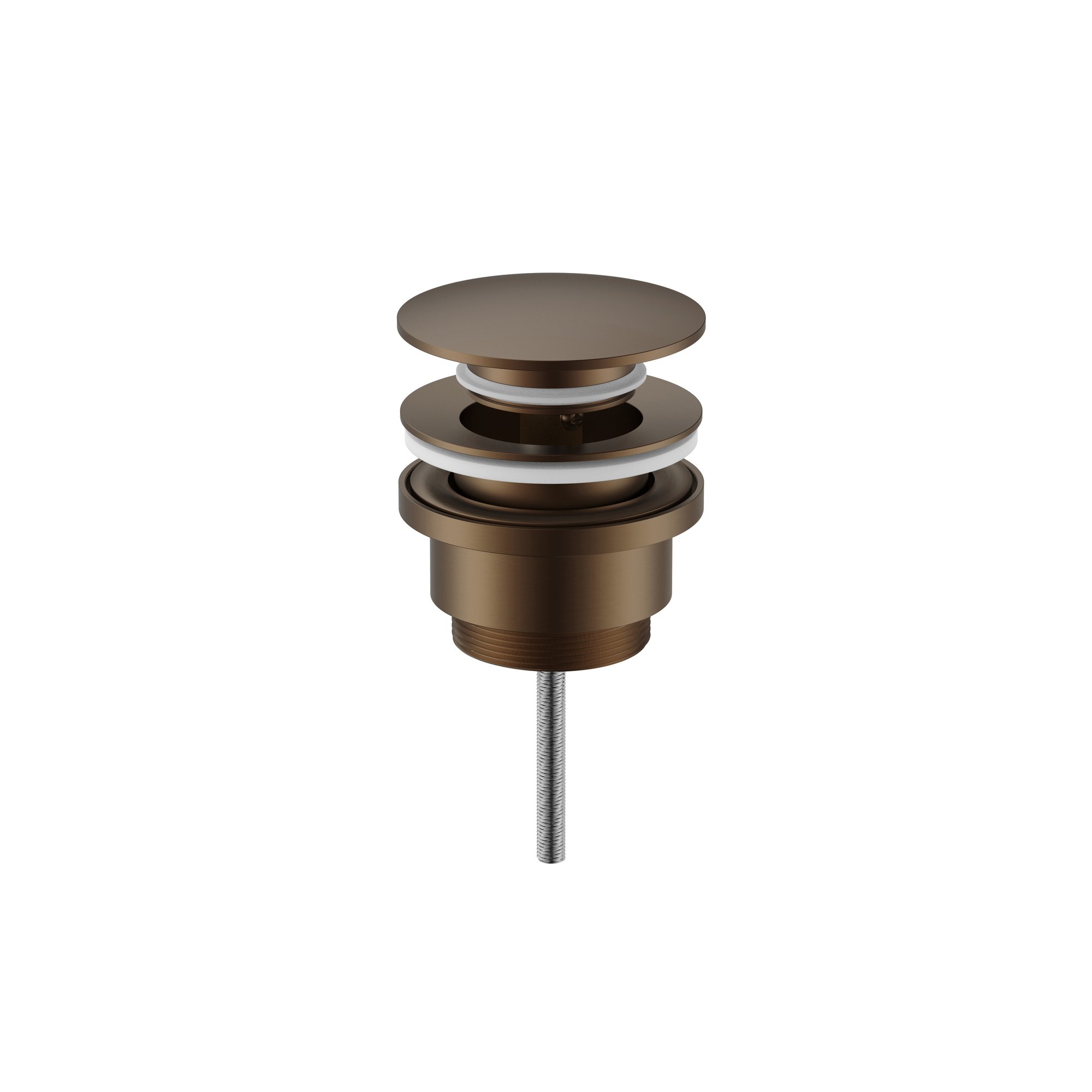 UNIFORMA AFVOERPLUG - CLICK WASTE - BRUIN BRONS (PVD)