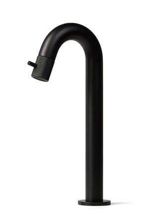 Blue Label Viby facet fonteinkraan hoog model, mat zwart